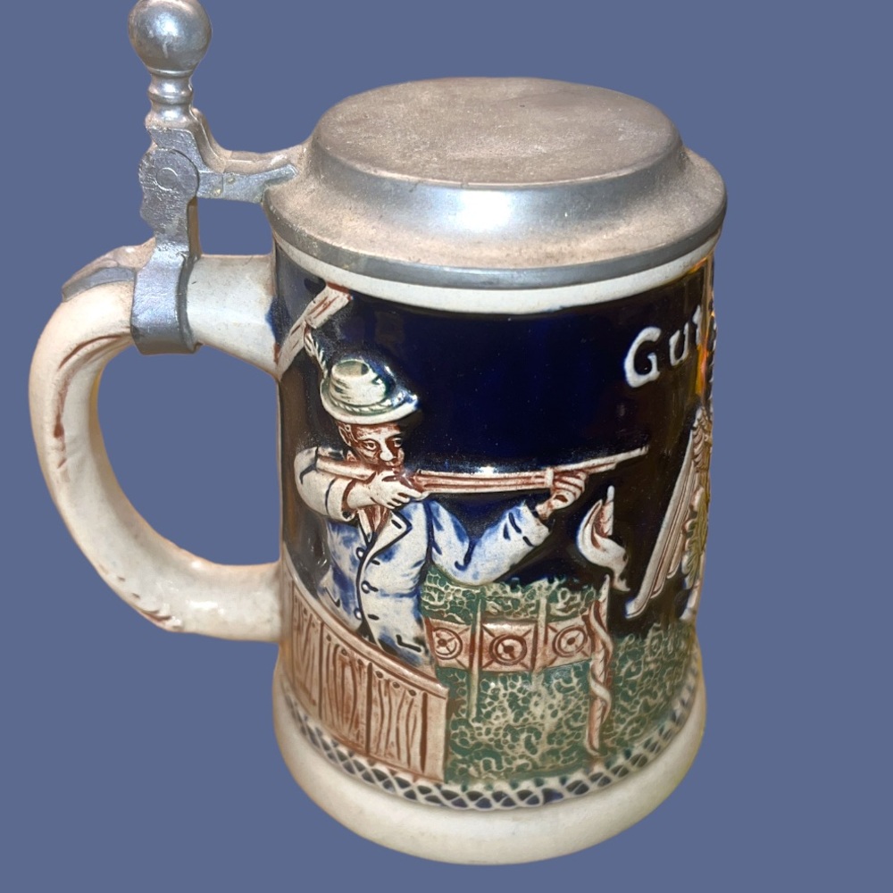 Vtg Gerz Germany Stein with Lid